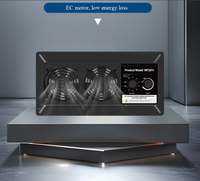 Ventilateur de ventilation pour sous-sol EC, ventilateur de sous-sol avec humidistat, thermostat de déshumidification et de protection contre le gel, 220 CFM de débit d'air