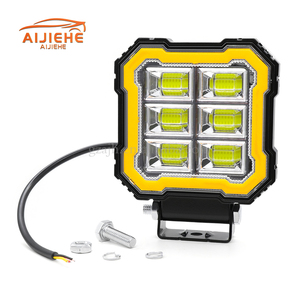 ไฟ LED สำหรับทำงาน4นิ้วสี่เหลี่ยมสีขาวกระพริบออฟโรดไฟหน้า<span class=keywords><strong>รถ</strong></span><span class=keywords><strong>ดัดแปลง</strong></span>วิศวกรรมรถแทรกเตอร์ - Product Image 5