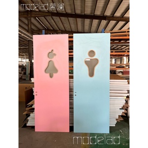 Porte intérieure en MDF de style moderne pour école américaine, anti-pincement, avec sac souple en forme de <span class=keywords><strong>dessin</strong></span> <span class=keywords><strong>animé</strong></span>, en bois - Product Image 3