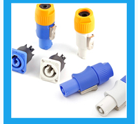 Conector de Cable Macho Powercon de 3 Pines con Clasificación IP65 a Prueba de Agua para Taladro Eléctrico, Pantalla LED, Iluminación de Escenario, Fuente de Alimentación