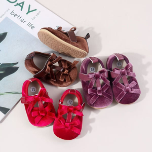 Nouvelles chaussures pour bébés filles à semelle souple, premières chaussures de marche pour bébés - Product Image 1
