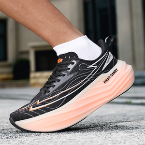 Nuove scarpe da corsa maratona da <span class=keywords><strong>donna</strong></span> di alta qualità 37-45 per maglieria ad arco supporto Eva scarpe sportive fluorescenti per adulti all'ingrosso - Product Image 6