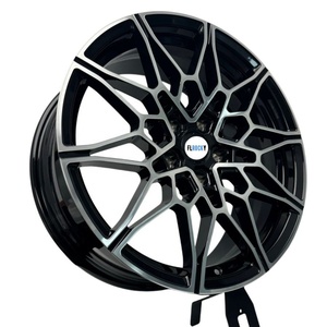 Jantes en alliage forgé personnalisées pour <span class=keywords><strong>Ferrari</strong></span> et BMW, finition <span class=keywords><strong>noir</strong></span> brillant, 18, 20, 22, 26 pouces, pour voitures particulières 5x112 6x139.7 - Product Image 2
