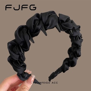 Accesorios para el Cabello Otoño 2025, Diadema de Tela Plisada con Burbujas, Diseño de Hada, Hecha a Mano - Product Image 2