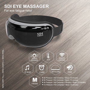 Venta caliente de Amazon Masajeador de ojos Vibración Compresión de aire, compresa caliente música BT para liberar la fatiga cerebral de la fatiga ocular - Product Image 3