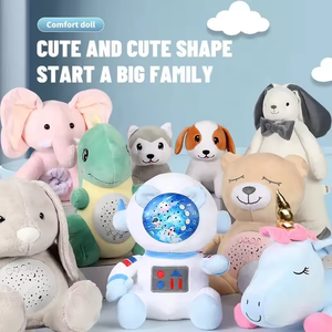 Nouvelle conception de jouets électroniques en peluche, poupée en peluche <span class=keywords><strong>pour</strong></span> bébé, lapin mignon <span class=keywords><strong>pour</strong></span> apaiser et favoriser le sommeil - Product Image 2