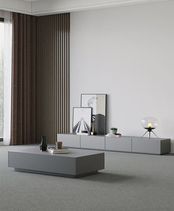 Mobile <span class=keywords><strong>Tv</strong></span> mobile da parete nordico porta <span class=keywords><strong>tv</strong></span> e tavolino semplice e moderno grande contenitore disegna mobile da tavolo da tè per soggiorno - Product Image 6