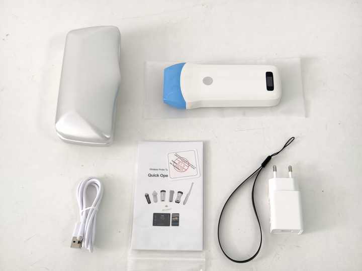 Best price of 128 Element Black and White Wireless Linear Probe Hospital Equipment Linear Scanner Machine Scanner Price