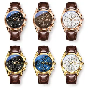 Olevs 2871oem Groothandel Custom Logo Merk Lichtgevende Waterdichte Sport Horloges Voor Mannen Quartz Horloge Mannen Horloges