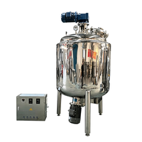 Cuve de mélange monocouche VBJX ou mélangeur chauffant à une pale pour savon liquide, équipement d'émulsification