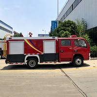 Camion de lutte contre l'incendie JAC 4X2 avec réservoir d'eau de 2000 litres et réservoir de mousse de 1000 litres