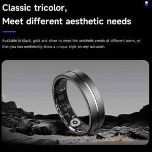 Anneau intelligent électronique Bluetooth à prix compétitif Traqueur de santé rechargeable Anneau de fitness intelligent connecté sans fil - Product Image 6