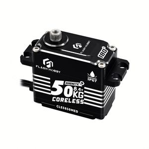 CLS3850MED แม่เหล็กเซอร์โวมอเตอร์ไฟฟ้ากระแสตรง45กก. 50กก. มอเตอร์ไร้แกนมีเซ็นเซอร์แม่เหล็กดิจิตอลสำหรับรถ RC เครื่องบินหุ่นยนต์เรือ - Product Image 2