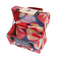 Caja de Almacenamiento Decorativa Vintage con Diseños Personalizados, Caja de Regalo de Cartón Resistente para Niñas