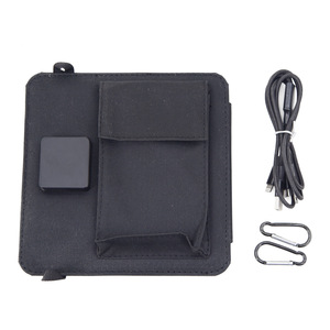 Sac pliable solaire Lan Aoyue 5V, panneau de charge portable pour le camping en plein air avec câble et mousquetons - Product Image 1