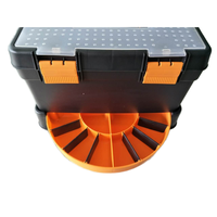 Système de boîte à outils roulante à main, valise à roulettes portable pour petites pièces