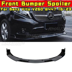 Difusor de Parachoques Delantero para Automóvil, Spoiler Negro Brillante, Pieza de Modificación para Mercedes Benz Vito V260 W447 2016-2023, Accesorios para Automóvil - Product Image 2