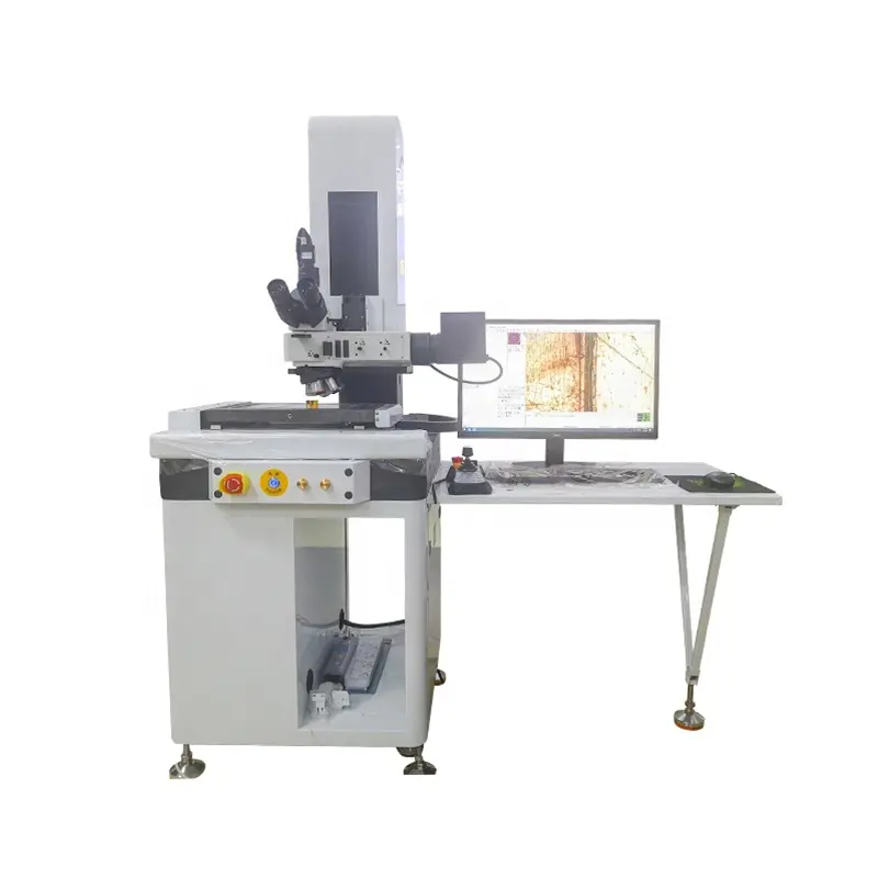 Boshida fabrika fiyat özelleştirilmiş motorlu sahne metalurjik toolmaker mikroskop 50x-1000x için 400*300mm aralığı ölçümü