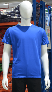 <span class=keywords><strong>T</strong></span>-Shirt a sublimazione bianca con stampa personalizzata all'ingrosso per ginnastica sportiva rapida <span class=keywords><strong>t</strong></span>-Shirt da uomo in poliestere 100% Dry-fit - Product Image 5