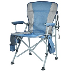 كرسي تخييم محمول مدفأ ييلو قابل للطي كرسي مقعد مدفأ منطقة حرارة مزدوجة مع حامل أكواب وجيوب للأنشطة الخارجية - Product Image 5