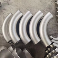 Vente directe usine – Coude à souder bout à bout en acier inoxydable 304, 90 degrés, long, norme ASME B16.9, poli (BW)