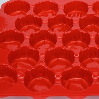 MINXING MX-IS012 untuk Kemasan Alpukat Delima Melon Kiwi Baki Display Buah Plastik PET Buatan Khusus