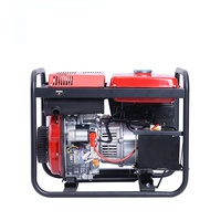 3/5.5/6.5/8/10KW petit groupe électrogène dynamo diesel portable 220V monophasé 380V générateur d'énergie portable triphasé