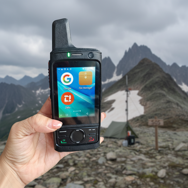 Free Platform Zello Walkie Talkie 4g Sim Card WiFi Network Cell Phone Radio Long Range 100 Miles POC Walkie Talkie T8+
