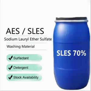 Lauril Éter Sulfato de Sodio de Alta Calidad 70% SLES Sólido para Detergentes y Productos Químicos para el Cuidado del Cabello Precio al por Mayor CAS - Product Image 1