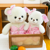 Boneka beruang Super lembut, mainan pernikahan Teddy Bear yang dapat dilepas