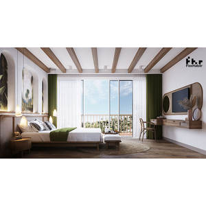 Dubai Diseño de lujo Moderno 5 estrellas King Size Cama de madera Muebles completos personalizados Juego de dormitorio - Product Image 4