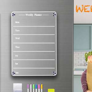 Imán Acrílico para Refrigerador, Tablero de Horarios Acrílico, Superventas - Product Image 5