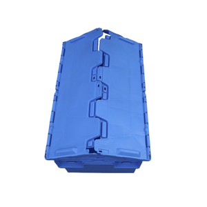 Cajas de Plástico Plegables, Apilables y Encajables para Almacenamiento y Mudanza, Rectangulares, Sólidas, de Gran Capacidad (35L), Moldeadas por Inyección, Venta al Por Mayor - Product Image 2