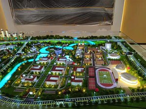 Modèle <span class=keywords><strong>miniature</strong></span> du traitement des eaux usées des bâtiments urbains, l'architecte construit un modèle solide, une école, un modèle à l'échelle du bâtiment hospitalier - Product Image 2