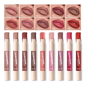 Rossetto e Matita per <span class=keywords><strong>Labbra</strong></span> 2-in-1 per Definire le Tue <span class=keywords><strong>Labbra</strong></span>, Facile da Applicare con Finitura Vellutata Opaca, Penna per Trucco <span class=keywords><strong>Labbra</strong></span> a Doppia Punta - Product Image 3