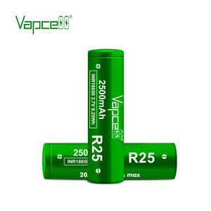 Vapcell ، R25 Mah 20A/35A خلية عالية التيار قابلة لإعادة الشحن INR بطارية أيون الليثيوم - Product Image 2