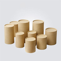 Tube de carton de capsules de supplément écologique empaquetant le tube de papier vide pour l'emballage de café et de thé
