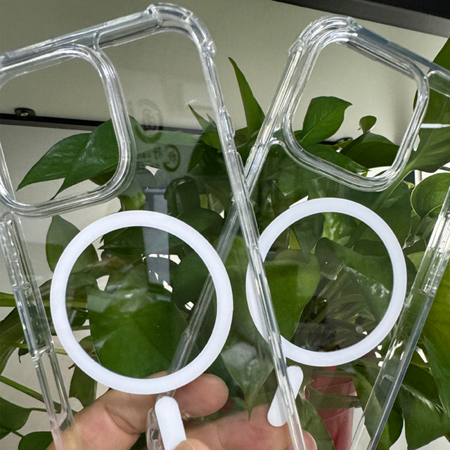 Clear Anti Shock Magnetic Phone Cases  Anti Yellowing  Protective Transparent Cell Phone Cover