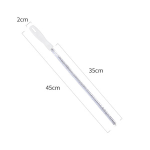 แปรงทำความสะอาดท่อระบายน้ำแบบยืดหยุ่น 45 ซม. แปรงขจัดสิ่งอุดตันในท่อห้องน้ำ กำจัดเส้นผมในท่อระบายน้ำ เครื่องมือแก้ปัญหาท่ออุดตัน - Product Image 6