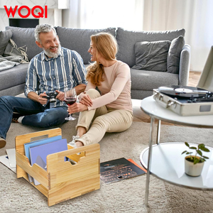 Woqi Cổ Điển Thùng Gỗ Xử Lý Thông Vinyl Kỷ lục Lưu Trữ <span class=keywords><strong>Cube</strong></span> Organizer Hộp Nghệ Thuật Tình Yêu Album Bộ Sưu Tập Lưu Trữ Trang Trí - Product Image 6
