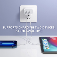 Vente chaude 40W double PD20W chargeurs de téléphone type-c charge rapide pour téléphone 15 Plus 14 13 Pro Max OPPO