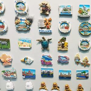 Tourisme Mémorial 3D Résine Réfrigérateur Aimant Cadeau Marque Personnalisé Forêt Marine Animal Scénique Spot Scène Souvenir Réfrigérateur Aimant - Product Image 3