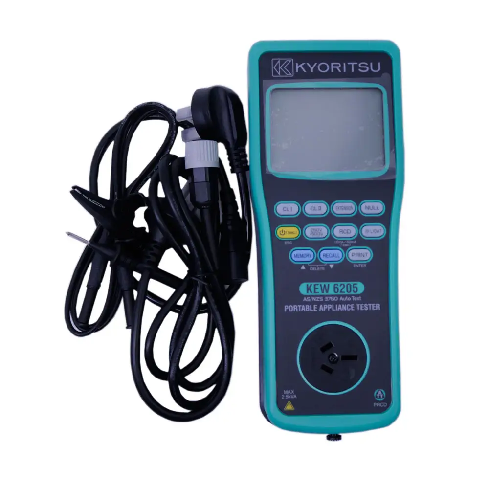 KEW 6205 Portable Appliance Tester Kyoritsu 6205 Faulty Electrical Appliance Safety Tester