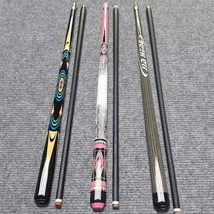 ไม้คิวบิลเลียด 1/2 แยกส่วน หัวใหญ่ สำหรับเล่นไนน์บอล 13 มม. สำหรับสมาชิกคลับสนุกเกอร์  แบล็คเอイト  ทำจากไม้เมเปิล ผลิตในจีน - Product Image 3