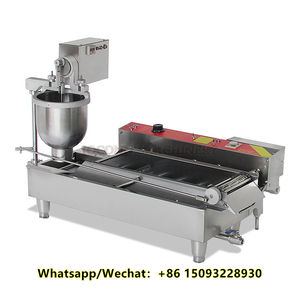 Máquina freidora de rosquillas griegas de gas industrial, máquina formadora de rosquillas mochi, máquina para hacer rosquillas de 3 moldes - Product Image 3