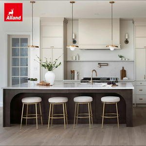 Ensemble de meubles de cuisine Alland Luxury Fitted Smart en bois massif avec finition laquée, style campagnard anglais, complet avec tiroirs - Product Image 6