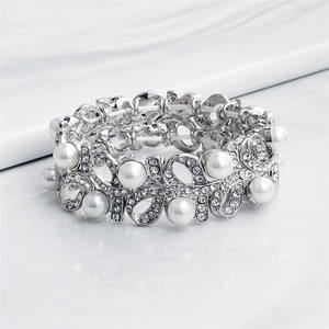 RE3890 braccialetto di perle per le donne di nozze <span class=keywords><strong>damigella</strong></span> d'onore gioielli regalo di moda catena & braccialetti di collegamento - Product Image 3