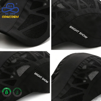 Gorra Ivy Transpirable de Estilo Urbano Informal con Malla Negra para Uso Diario al Aire Libre Unisex, con Logotipo Personalizado OEM ODM