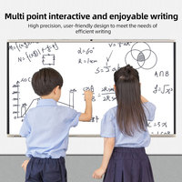 Pizarra Interactiva Inteligente de 65/75/86/98/110 Pulgadas con Pantalla Táctil IR de 20 Puntos, Sistema Operativo Android+Win, SDK Habilitado, para Educación, Comercio Minorista y Ascensores