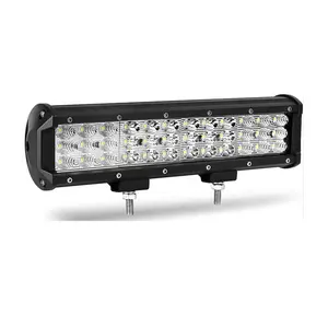 12 polegadas 108w três linhas 12v 24v, combo de luz à prova d' água caminhão carro offroad atv 4x4 4wd led barra de luz